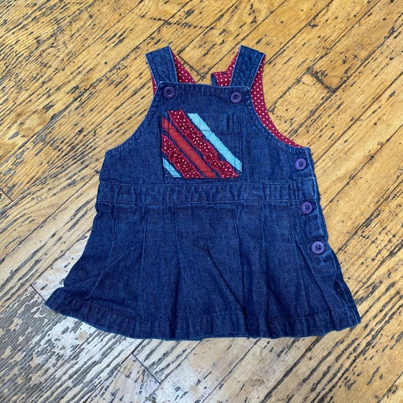 Roots Jean Jumper with Gap sweet long sleeve onsie - Picture 2 of 6